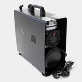 Airbrush-compressor AF-196A met 2 cilinders 2-staps schakelaar