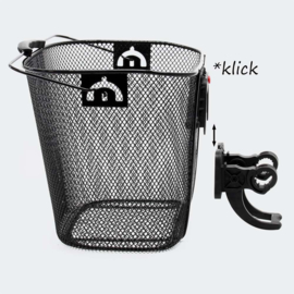 Fietsmand afneembaar staalgaas 32,5x24x23,5mm