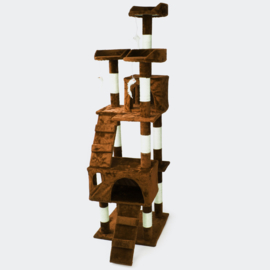 Krabpaal krabboom kattenboom bruin 170cm