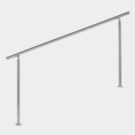 Leuning balustrade traprail rvs 180cm