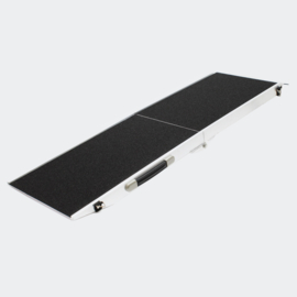Hondenloopplank opvouwbaar 210x48cm aluminium anti-slip
