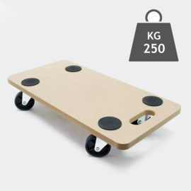 Meubelroller meubelkar rolplateau 580x290mm 250kg