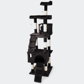 Krabpaal krabboom kattenboom zwart 170cm