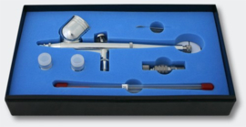 Profi Airbrush Pistool set 130T 0.2/0.3/0.5mm dubbele actie