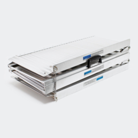 Rolstoelhelling Aluminium dubbel inklapbaar 122cm 270kg