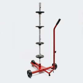 Velgenboom aluminium trolley voor 4 wielen