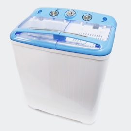 Mini wasmachine camping 5,2 kg normaal-fijne was en centrifuge