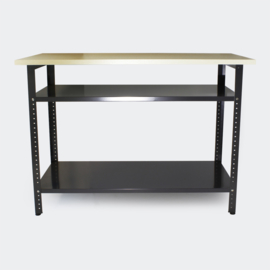 Werktafel metaalgrijs 120x60x95cm