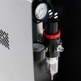 Airbrush compressor AF196AW twee cilinders 2-staps