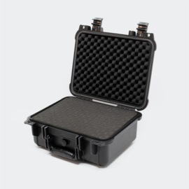 Opbergkoffer Hardcase zwart medium 35x29.5x15cm