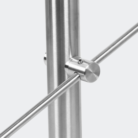 Leuning balustrade traprail rvs 4 dwarsbalken 180cm