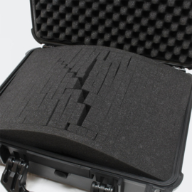 Opbergkoffer Hardcase zwart large 40.6x33x17.4cm