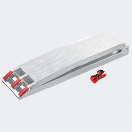 Oprijplaat opvouwbaar draagbaar aluminium 226cm 340kg