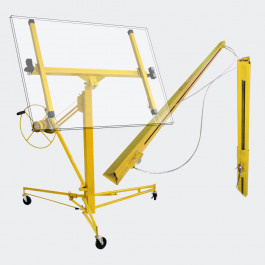 Gipsplaatlift PRO XXL gyproclift heftafel tot 68kg + uitbreiding