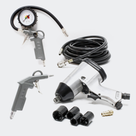 Perslucht compressor set accessoires boulonneuse 8-delig