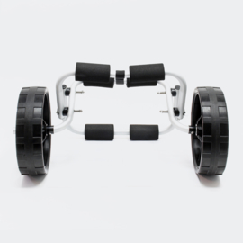 Bootwagen trolley Kajak Kano tot 45 kg met PU-wielen en nylon riem