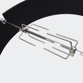 Elektrische Grill Spit Ø 57cm hoogte 15cm gecoat staal