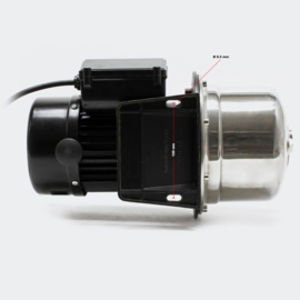 Inox draagbare elektrische tuinpomp + control 1100W 4600l/h
