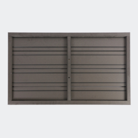 Buitendouche vloerplaat vloerelement Antislip 101x63x5.5 cm bruin