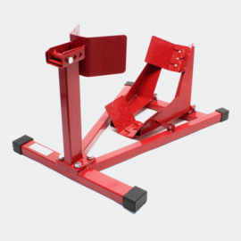 Inrijwielklem motorfiets standaard achterwiel (380kg) rood