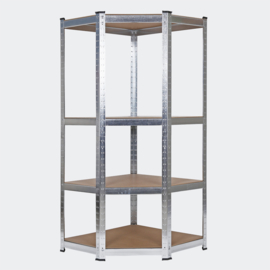 Hoekrek voorraadrek metaal 160cm