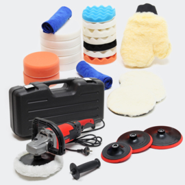 Polijstmachine PRO poliermachine 30-delige set 1500W
