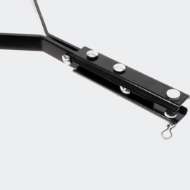 Gazonwals gazonrol zwart 60 cm aanhanger voor zitmaaier