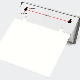 Huisnummer solar LED verlichting wit incl. cijfers/letters