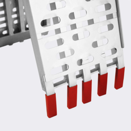 Oprijplaat opvouwbaar draagbaar aluminium 226cm 410kg