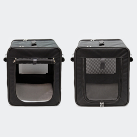 Opvouwbare transportkooi bench honden draagtas medium 58x46x53cm