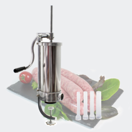 Worstvulmachine inox 3,5 liter worstenvuller