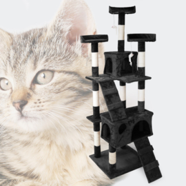 Krabpaal krabboom kattenboom zwart 170cm