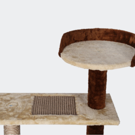 Krabpaal krabboom kattenboom beige-bruin 100cm