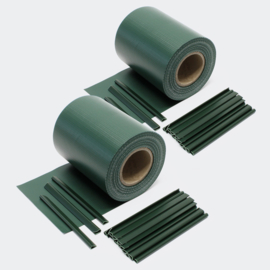 Balkondoek hekdoek privacydoek 70 meter 650 g/m² groen