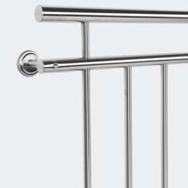 Balkonleuning reling balustrade RVS 90 x 128cm