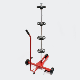 Velgenboom aluminium trolley voor 4 wielen