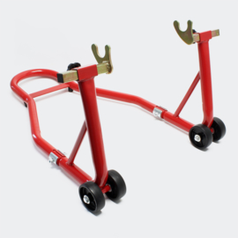 Inrijwielklem motorfiets standaard achterwiel (450kg) rood