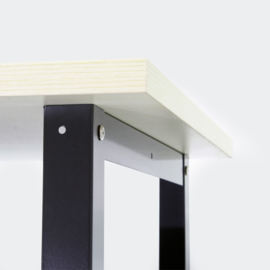 Werktafel metaalgrijs 120x60x95cm