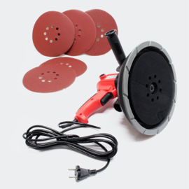 Schuurmachine set met stofzak muur plafond 1000W 215mm
