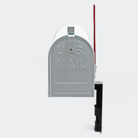 US Mailbox Brievenbus Amerikaans Design wit muurbevestiging