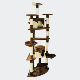 Krabpaal krabboom kattenboom beige-bruin 200cm