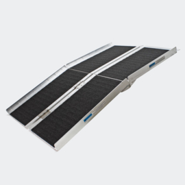 Rolstoelhelling Aluminium 2x inklapbaar antislip 305cm 270kg