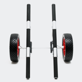 Aluminium trolley bootwagen kano kajak max. 90 kg met PU-wielen