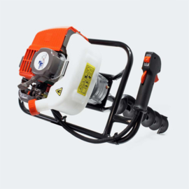 Benzine grondboorset 1.4 KW + 1 boor 150mm