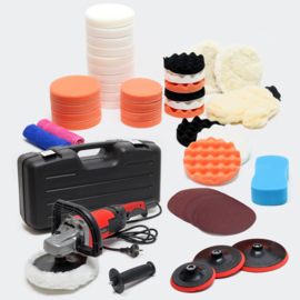 Polijstmachine PRO poliermachine 51-delige set 1500W