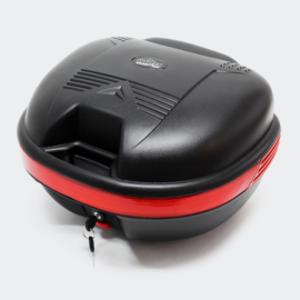 Helmkoffer topkoffer voor moto bromfiets scooter mat zwart 31 liter