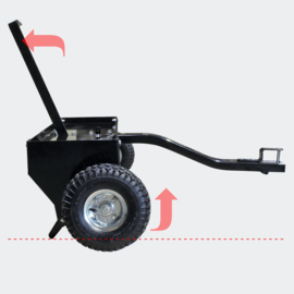 Gazonbeluchter 102 cm trekker zitmaaier