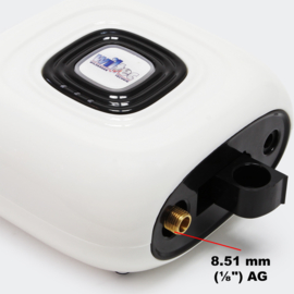 Draagbare mini-airbrushcompressorset V5 dubbele actie