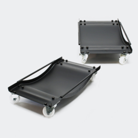 Wiel trolly 2-delige set 450kg/stuk