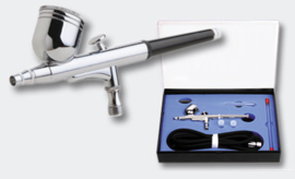 Profi Airbrush Pistool set 130K 0.2/0.3/0.5mm dubbele actie
